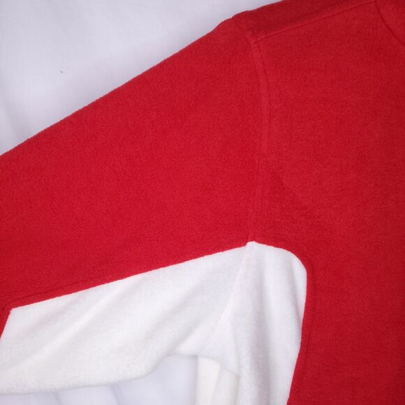 Alpine Design Fleece Jacket Womens XL Red, White Full Zip Ski - Picture 3 of 10